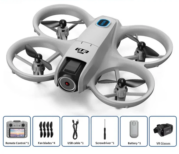 De professionele 8K UHD drone veilig opgeborgen in een beschermende draagtas, ideaal voor reizen en opslag.