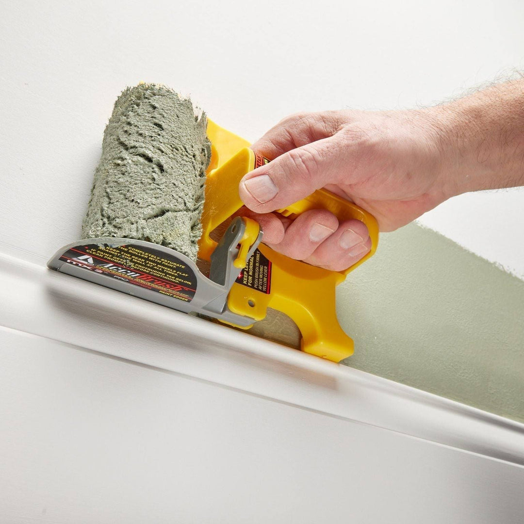 Professionele verfroller randhulp voor schilderen zonder afplakken; strakke lijnen gemakkelijk aanbrengen.