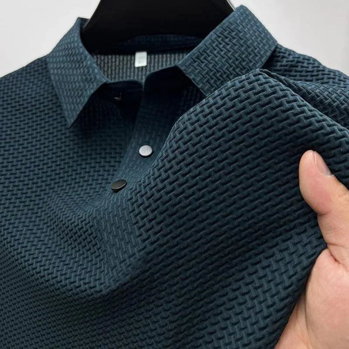 Ademend anti-kreuk heren poloshirt Quentin, perfect voor lente en zomer. Comfortabel en stijlvol.