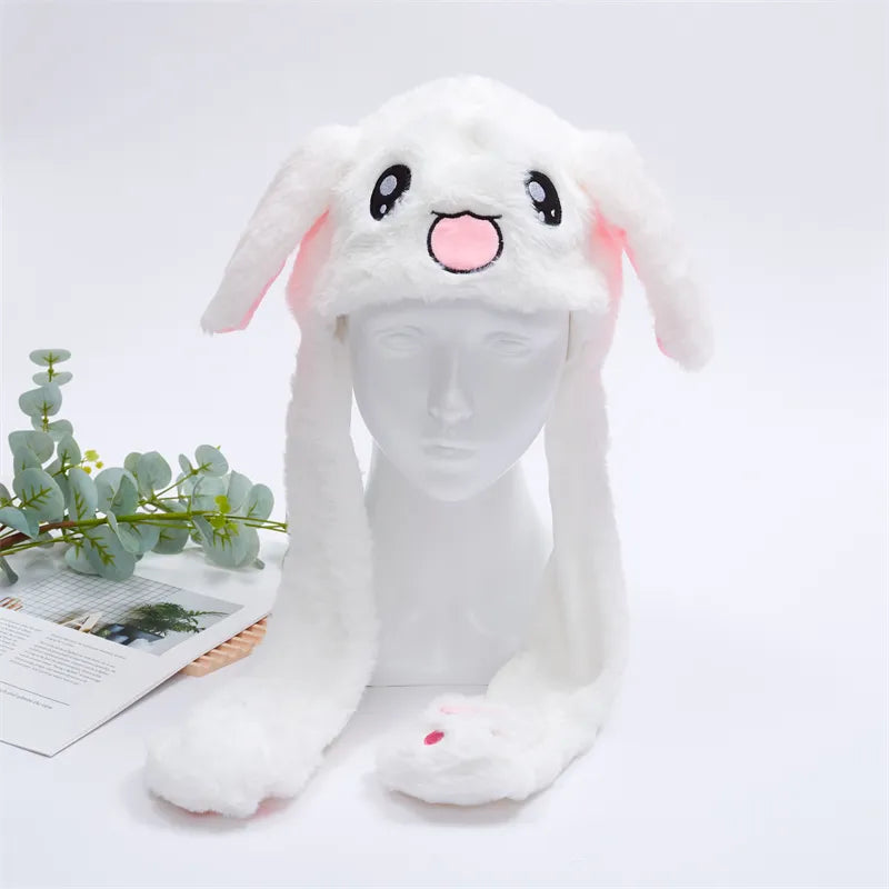 Pluche hoed met beweegbare oren voor cosplay en feestjes