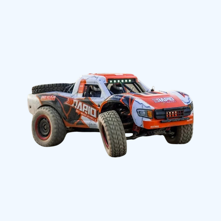 "RC monstertruck 1:16, borstelloze motor, 4WD, 70KM/U, met robuuste banden voor drift en off-road avonturen kind en volwassen