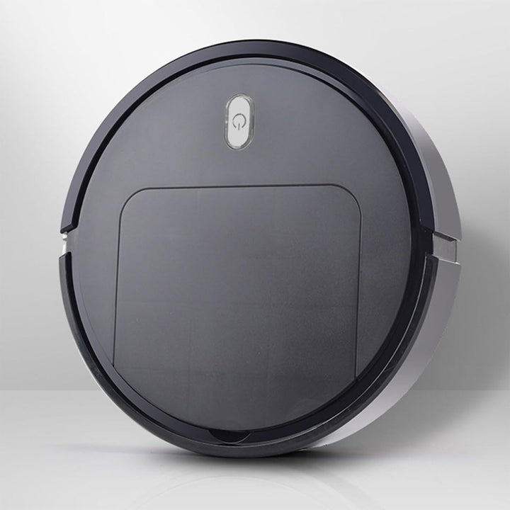 Robotstofzuiger 3-in-1, slimme navigatie, krachtige zuigkracht, zilver ontwerp, reinigt efficiënt alle vloertypes.