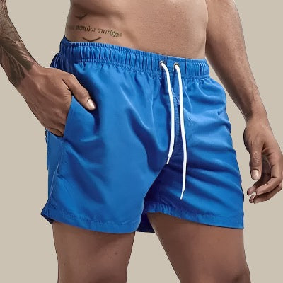 Marineblauwe heren zwemshorts, een tijdloze keuze voor elke vakantie