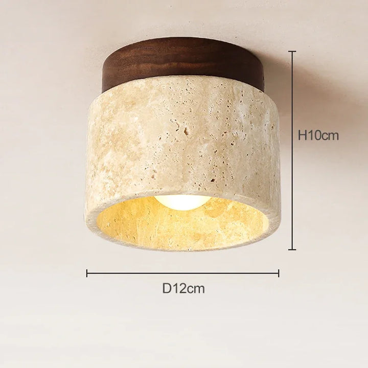 "Sara Japanse plafondlamp, minimalistisch crèmekleurig design, elegante uitstraling voor moderne interieurs, geschikt voor E2