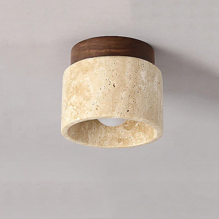 "Sara Japanse plafondlamp, minimalistisch crèmekleurig design, elegante uitstraling voor moderne interieurs, geschikt voor E2