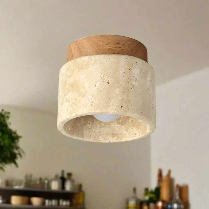 "Sara Japanse plafondlamp, minimalistisch crèmekleurig design, elegante uitstraling voor moderne interieurs, geschikt voor E2