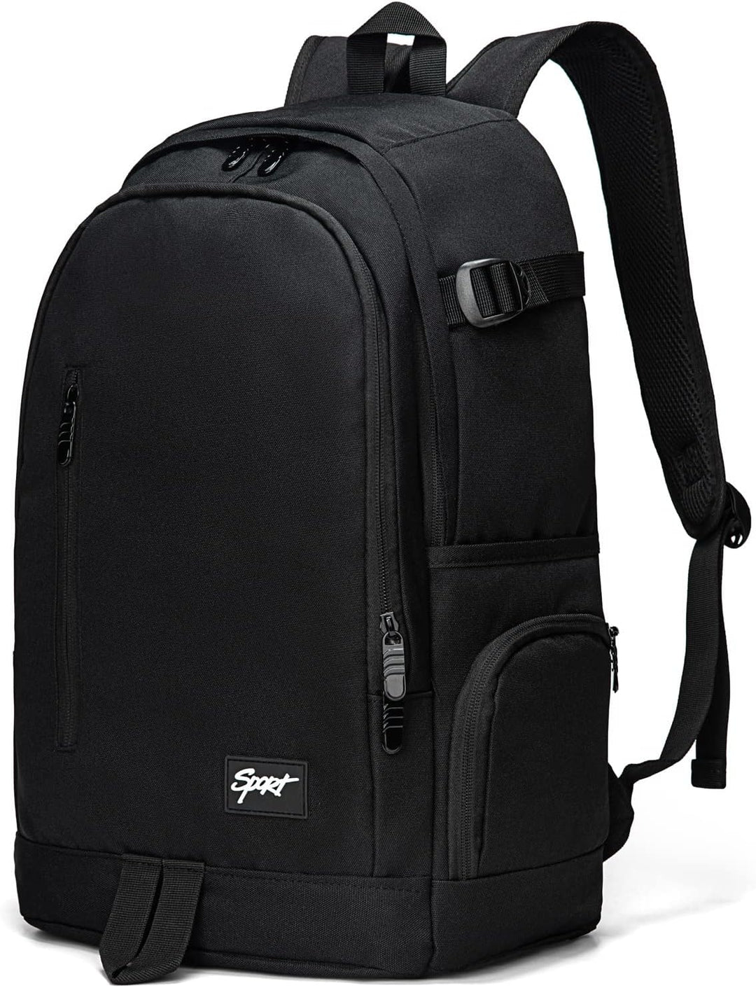 Hoofdvak van de 15,6 inch laptoprugzak met gevoerd laptopvak en ruime opslag. Slimme organizer voor werk.