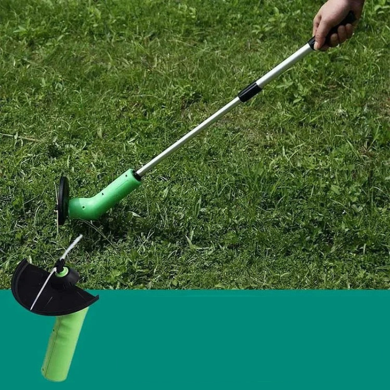 "Snoerloze heggenschaar met ergonomisch handvat, scherpe 45 cm messen, ideaal voor nauwkeurig snoeien zonder snoeren."