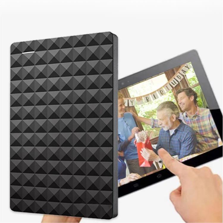 Ultradunne draagbare harde schijf 10TB met USB 3.0 voor snelle data back-up en mobiele opslag.