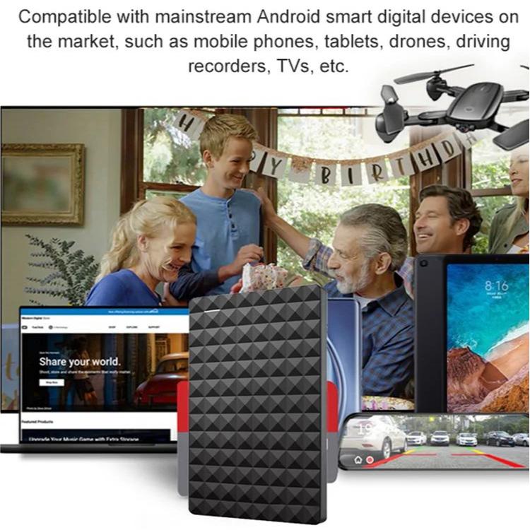 10TB externe opslag met USB 3.0. Deze ultradunne draagbare harde schijf is ideaal voor bestandsoverdracht.