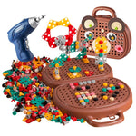 203-delige set (bruin)