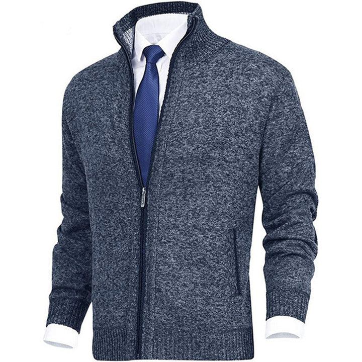 "Stijlvol donkergrijs WAYLON zomer vest met rits voor heren in hoogwaardige fleece, trendy en comfortabel voor elke dag."