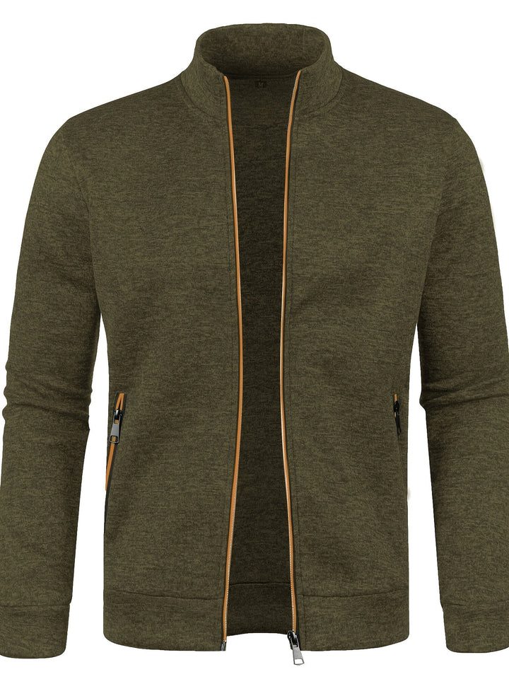"Stijlvol handmade heren vest, elegant design met verborgen ritszakken en luxe zachte stof, perfect voor elke moderne man."