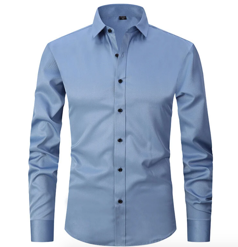 "Stijlvol herenoverhemd met super stretch, elegant en comfortabel. Ideaal voor zowel zakelijke als casual gelegenheden."