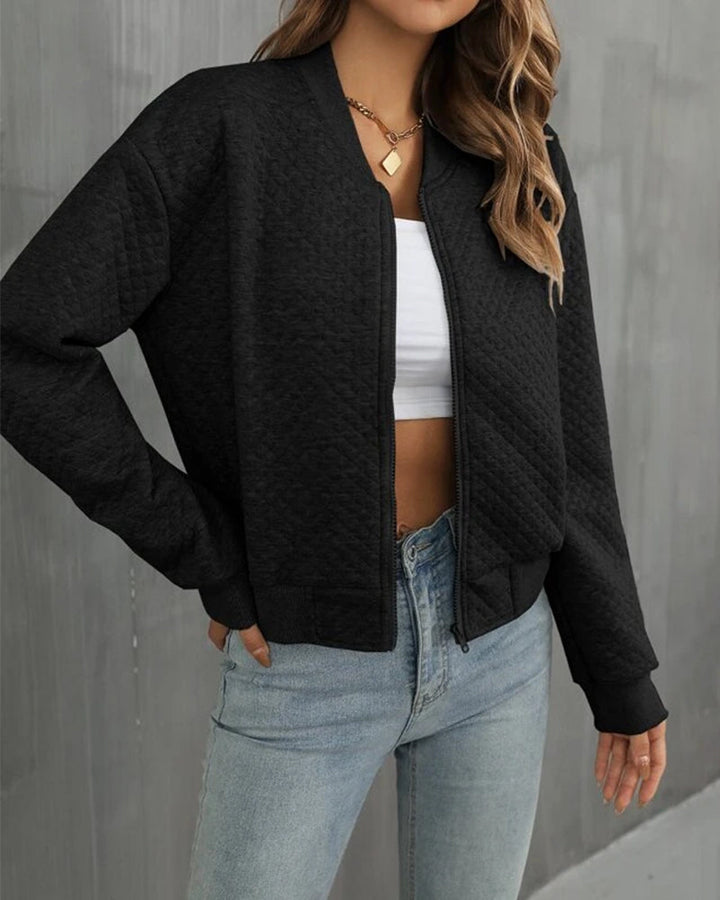 Stijlvol zomer bomberjack dames, lichtgewicht, comfortabel, modern design, ideaal voor koelere avonden, veelzijdig te combine