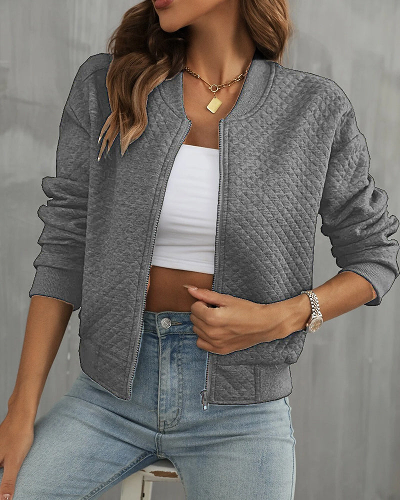 Stijlvol zomer bomberjack dames, lichtgewicht, comfortabel, modern design, ideaal voor koelere avonden, veelzijdig te combine