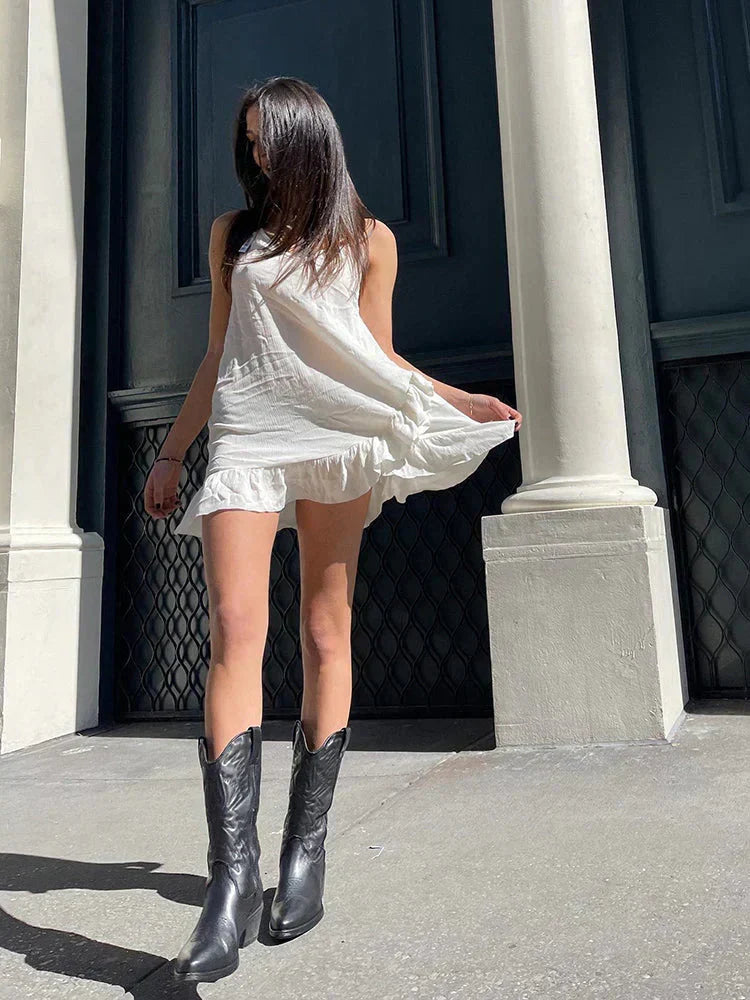 "Stijlvolle dames cowboylaarzen met metallic afwerking, elegante uitstraling en comfortabele pasvorm, geschikt voor elke gele