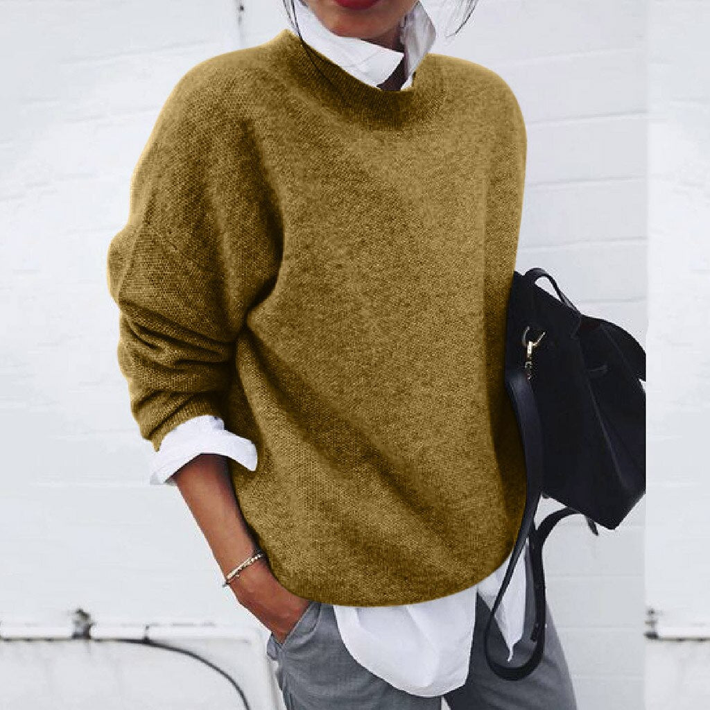 Stijlvolle dames pullover, tijdloos en comfortabel. Ideaal voor elk seizoen, combineert elegantie met draaggemak.