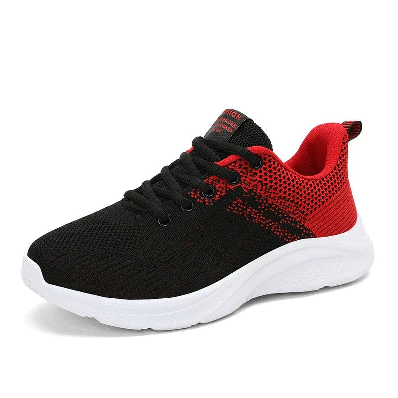 "Stijlvolle dames sneakers met orthopedische zool, ademend materiaal en elegant design, ideaal voor comfort en mode."