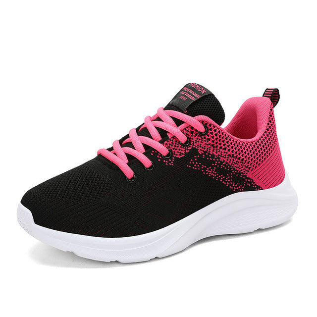 "Stijlvolle dames sneakers met orthopedische zool, ademend materiaal en elegant design, ideaal voor comfort en mode."