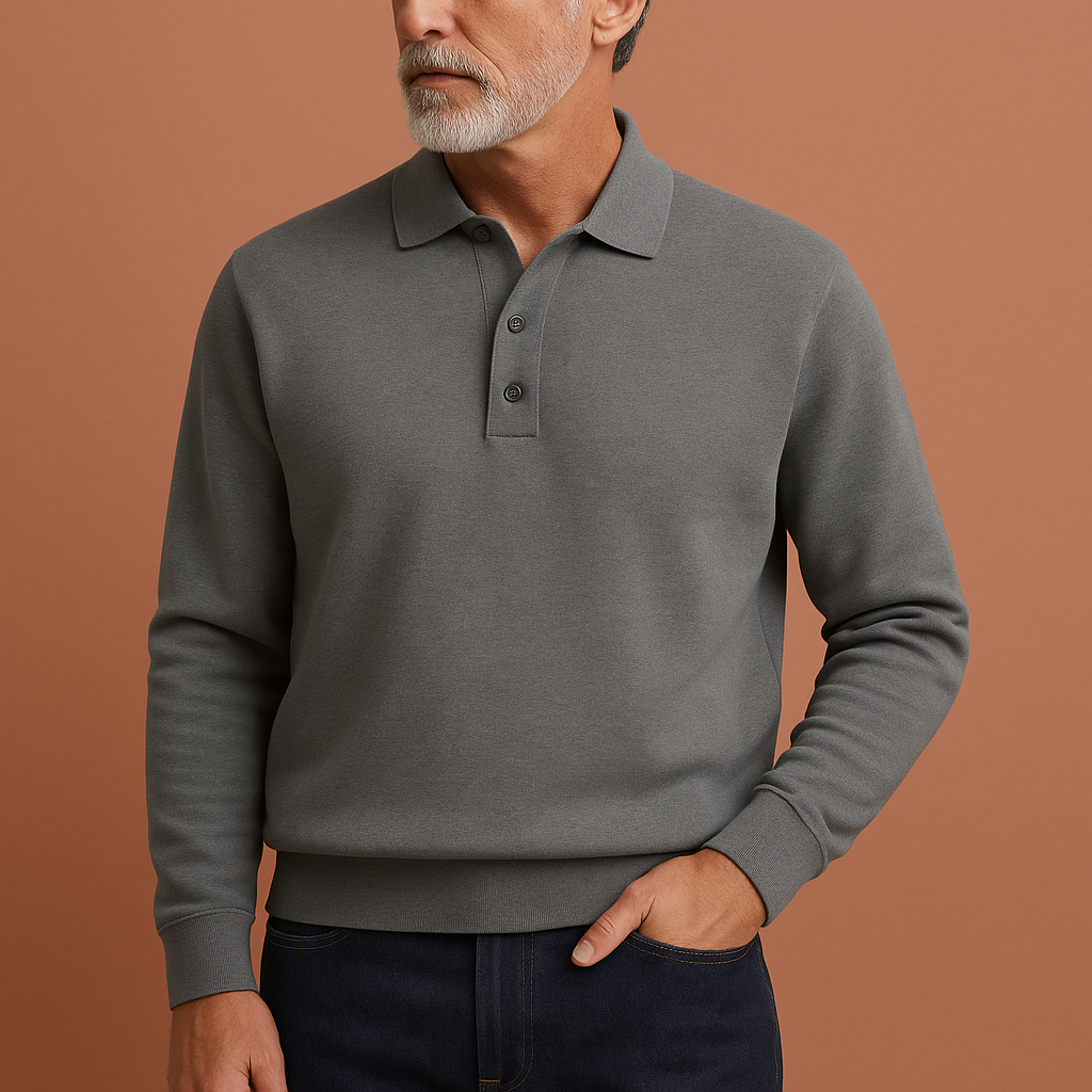 Heren polotrui: stijlvol, comfortabel en veelzijdig voor casual én dagelijkse kleding met lange mouwen.
