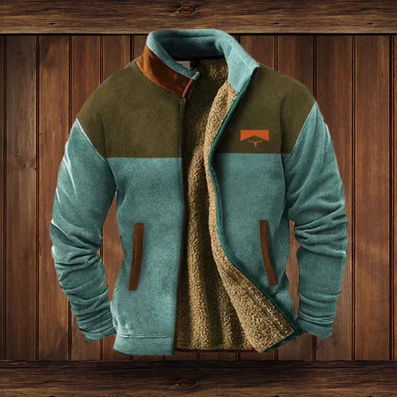 Comfortabele heren western jas, warme winterjas. Stijlvolle bovenkleding voor een complete casual herenlook.