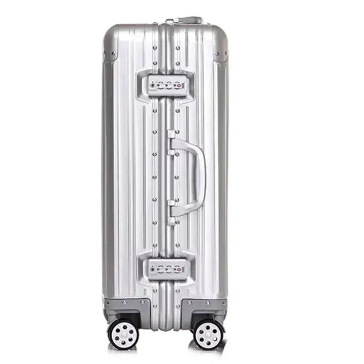 Unisex aluminium zakenreiskoffer. Stijlvolle en duurzame harde koffer voor alle reizen.