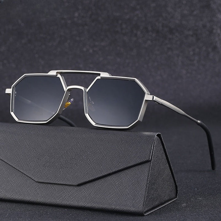 Moderne unisex zonnebril met UV400 bescherming, stijlvol en praktisch accessoire voor anti-schittering.