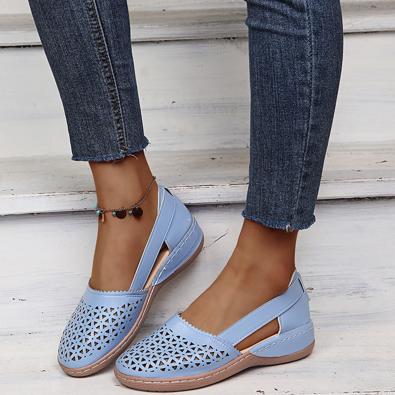 "Stijlvolle waterdichte espadrilles voor dames, zomerse schoen met comfortabel ontwerp in diverse kleuren."