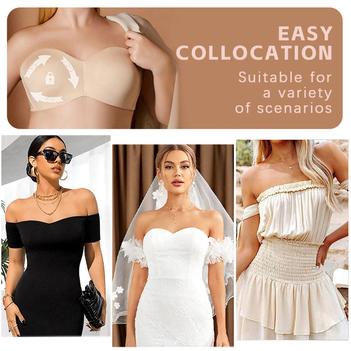 "Strapless bh voor vrouwen, super comfort en lift, naadloos en onzichtbaar, ideaal voor elke outfit, luxe ondersteuning."