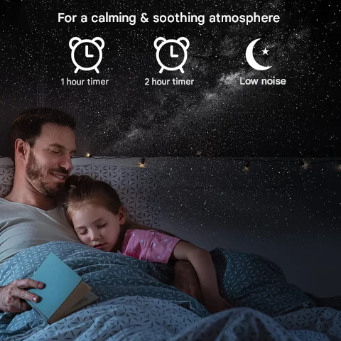 Unieke galaxy projector nachtlamp met 13 sterrenhemel beelden, perfect cadeau voor heelal liefhebbers en ontspanning.