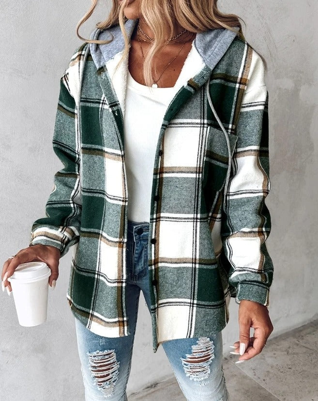 Trendy dames hoodie met grafische print, relaxte pasvorm & comfortabele stof. Ideaal voor herfst/winter casual mode.