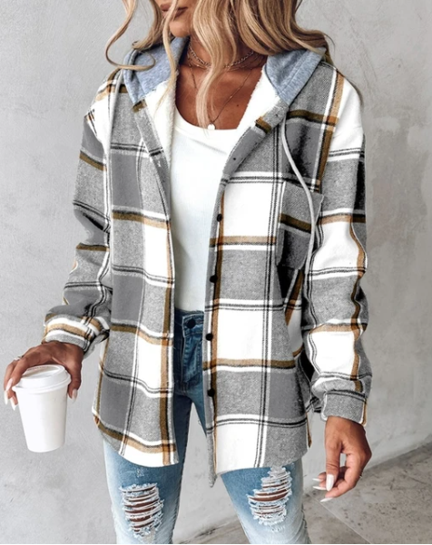 Comfortabele dames print hoodie met relaxte pasvorm. Trendy kledingstuk met trekkoord capuchon voor dagelijkse stijl.