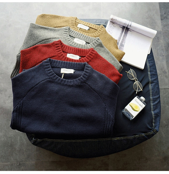Heren wintertrui Sven met comfortabele ronde hals, ideaal voor een stijlvolle, casual look.