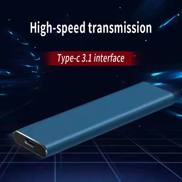 "Ultra dunne 4 TB externe harde schijf met USB-C aansluiting, slank en draagbaar ontwerp, snelle en ruime opslag."
