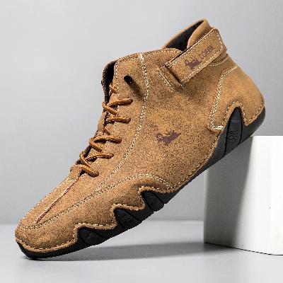 Uniseks barefoot wandelschoenen van echt leer, minimalistische stijl, antislipzool, beschikbaar in diverse kleuren.