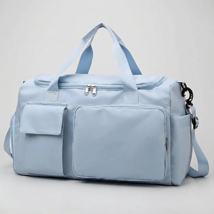 Multifunctionele unisex reisbagage: grote handtas en schoudertas met schoenenvak voor organisatie.