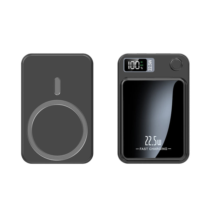 Universele USB powerbank snellader met draadloos opladen voor alle smartphones en gadgets.