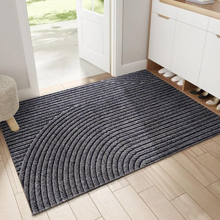Schoonloopmat voor binnen bij de voordeur in modern interieur