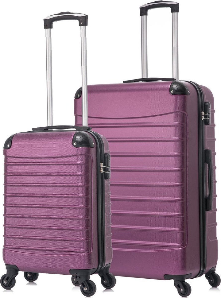 2-delige hardcase bagageset (XL & S) van robuust ABS materiaal. Veilige en ruime koffers voor elke reis.