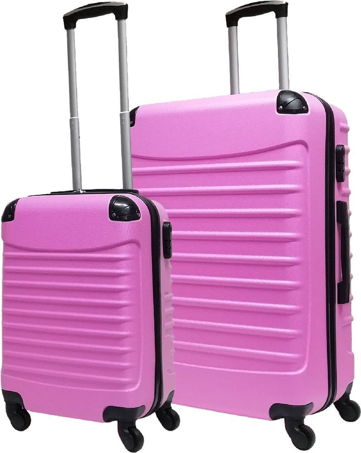 Sterke ABS hardcase kofferset (XL & S) voor veilige transport van je spullen. Onmisbare reisaccessoires.