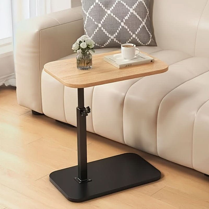 Elegant verstelbare bijzettafel, modern design voor woon- & slaapkamer; handig bij bank of bed.