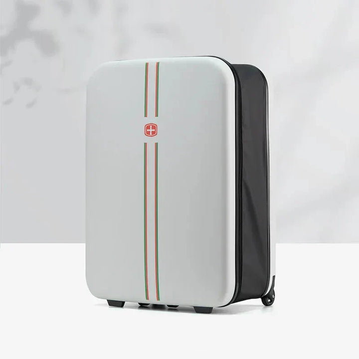 Moderne Porto hardcase vouwkoffer met duurzaam design; ideaal voor frequente reizigers en weekendtrips.