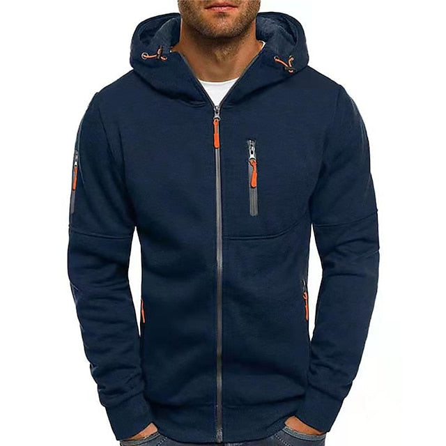 Heren sweatshirt met capuchon, comfortabel en stijlvol, perfect voor casual mode.
