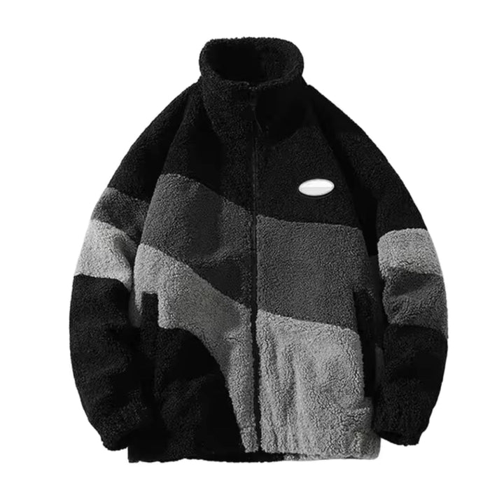 Warm heren ritsvest met hoge kraag. Comfortabel en stijlvol voor koude winter- en herfstdagen.