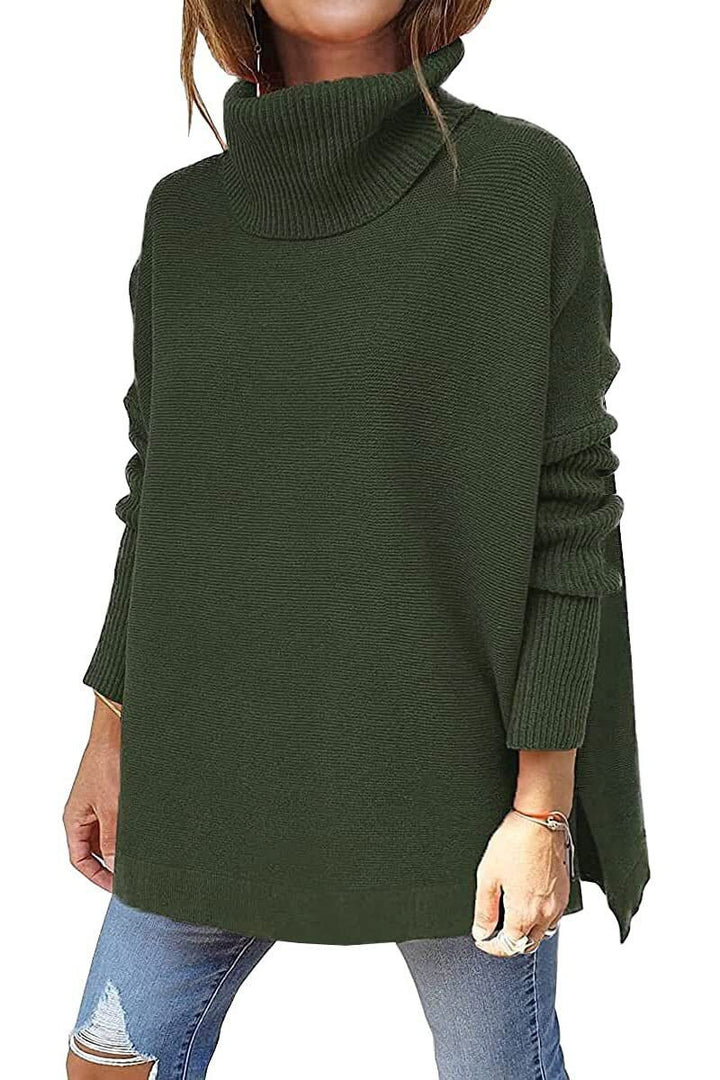 Elegante en warme dames coltrui Amara met comfortabele pasvorm, ideaal voor de winter.