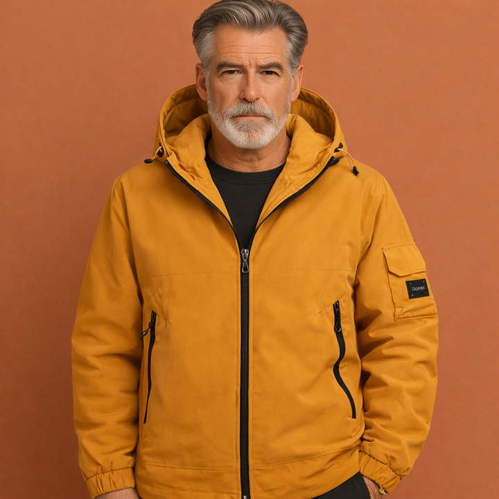 Warme heren skijas met capuchon voor comfortabel skiën en sportieve outdoor avonturen.