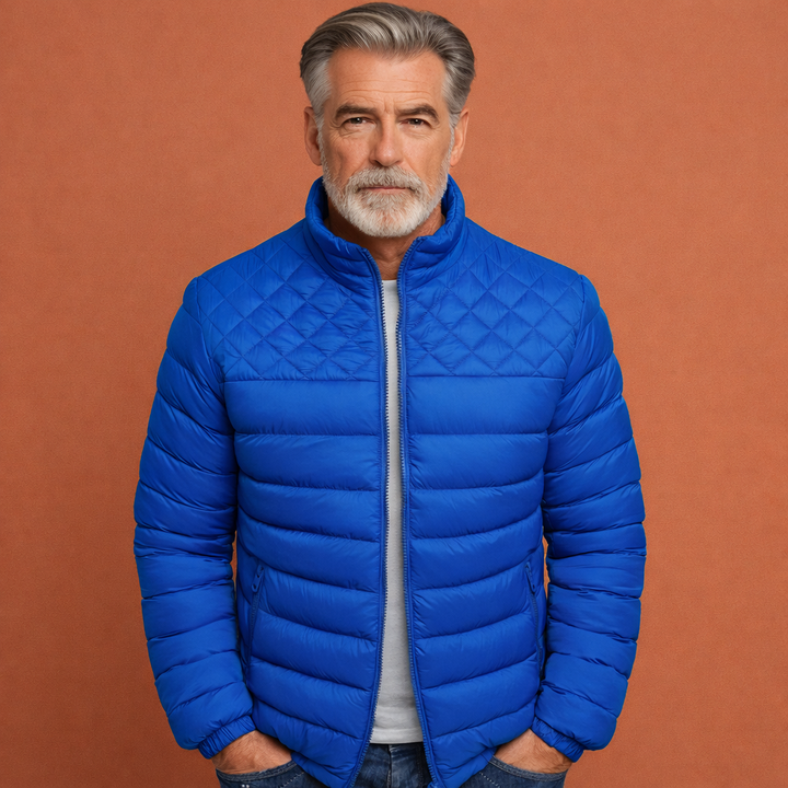 Trendy heren winter bomberjack, warm en duurzaam. Perfecte casual herfstjas voor mannen, comfortabele mode.