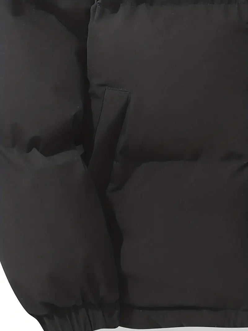 "Warme winterjas voor heren met capuchon, klassiek design en duurzame materialen voor ultieme stijl en comfort."