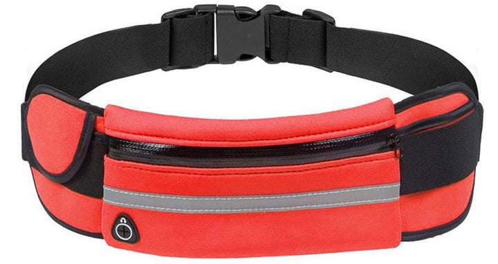 Strak waterdicht heuptasje, perfect als hardloop accessoire voor dames en heren.